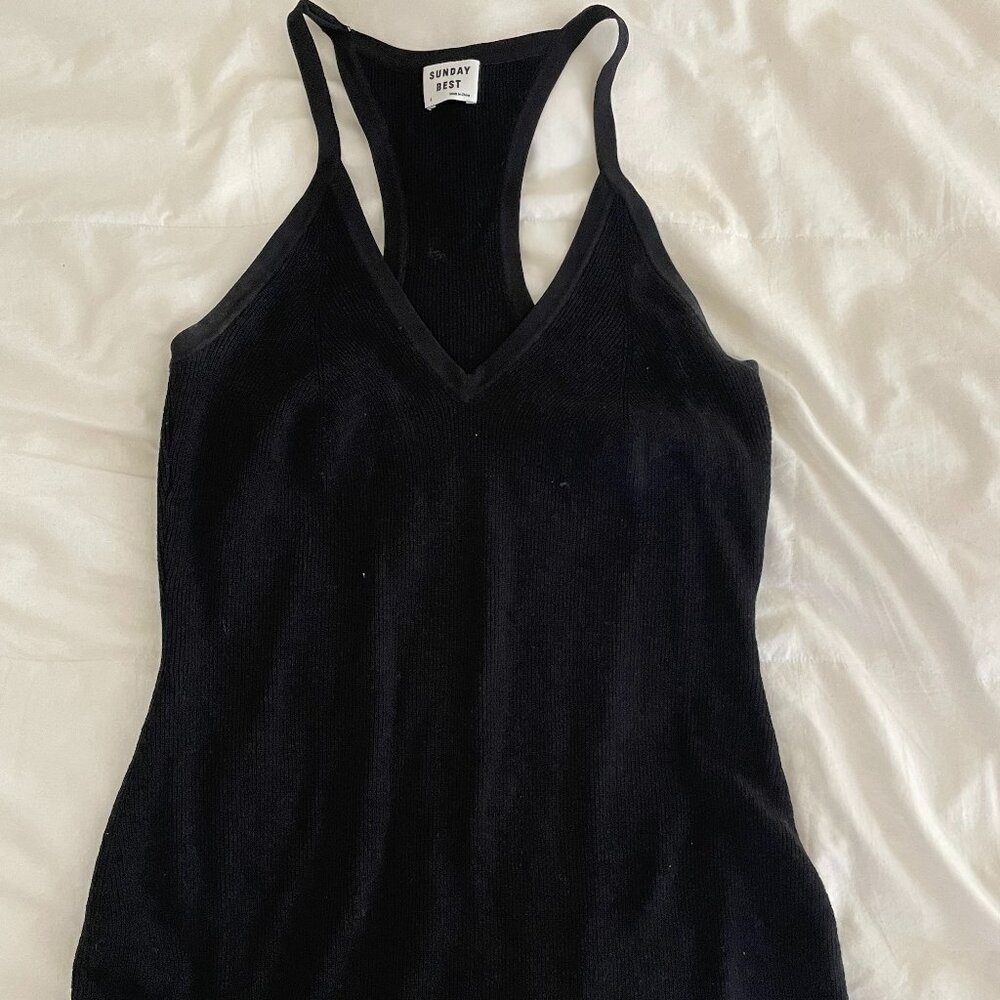 Sunday Best Black Mini Dress